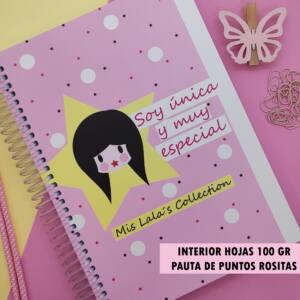 LIBRETA A5 LALA ESPECIAL PINK