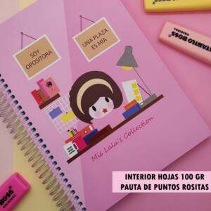 LIBRETA A5 LALA OPOSITORA PINK